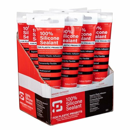 Polymershapes 2.8 OZ SILICONE CAULK GE28